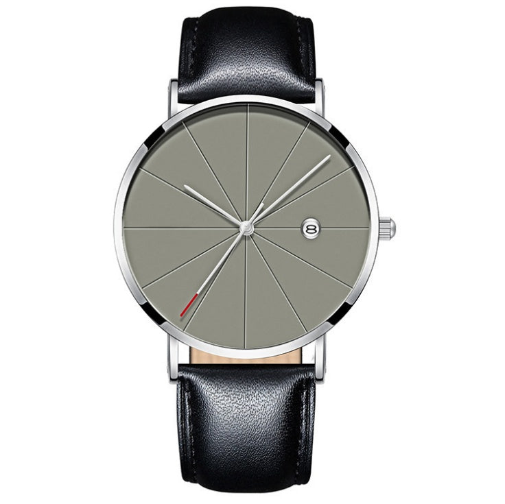 Men's Waterproof Quartz Watch – Minimalist Design with Calendar