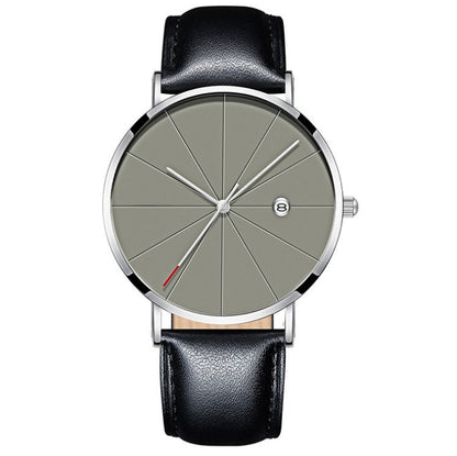 Men's Waterproof Quartz Watch – Minimalist Design with Calendar