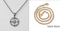 Stainless Steel Compass Pendant Necklace – Circular & Stylish