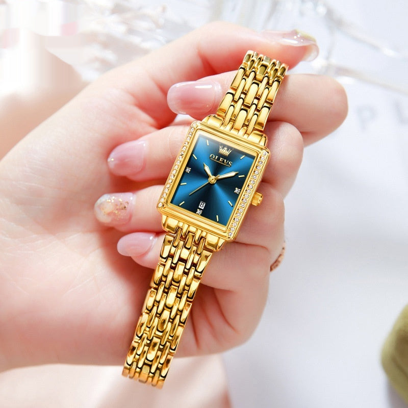 Women's Simple Square Fashion Quartz Watch – Versatile & Stylish