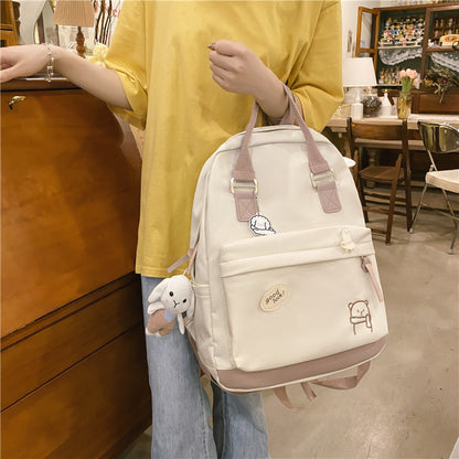 Preppy-Rucksack im japanischen Stil für Damen