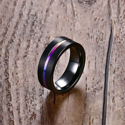 Couples' Purple Ring – Stylish & Romantic