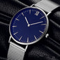 Simple Classic Ultra-Thin Roman Numeral Mesh Steel Watch