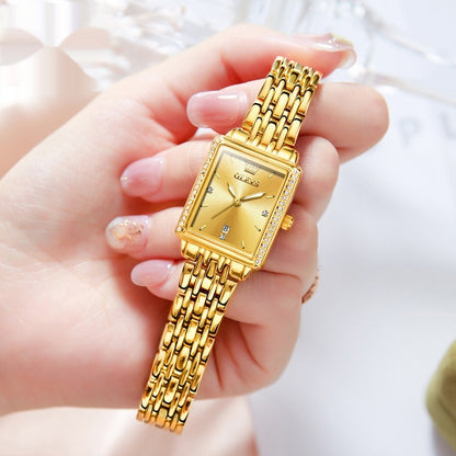 Women's Simple Square Fashion Quartz Watch – Versatile & Stylish