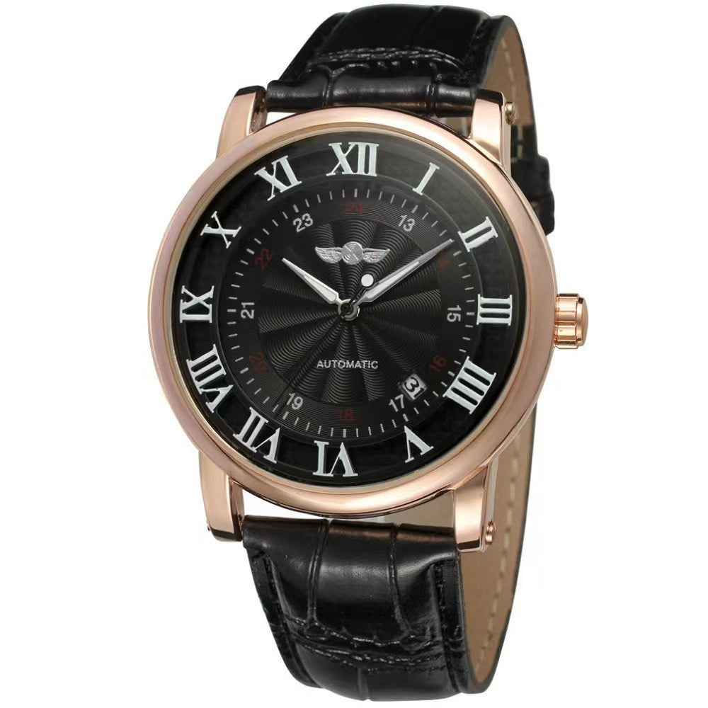 Men's Fashionable Mechanical Watch – Self-Winding & Stylish