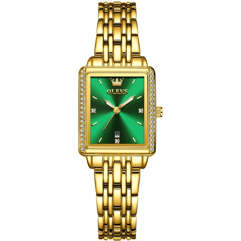 Women's Simple Square Fashion Quartz Watch – Versatile & Stylish