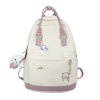 Preppy-Rucksack im japanischen Stil für Damen