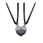 Minimalist Magnetic Heart Pendant Necklace – Matching Couples' Friendship Jewelry